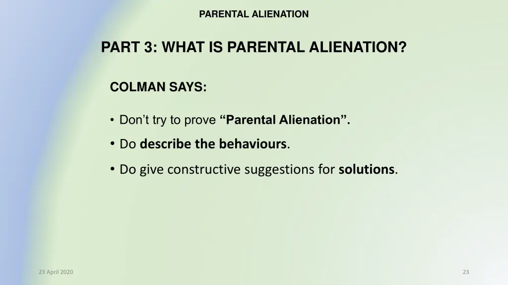 parental alienation 16