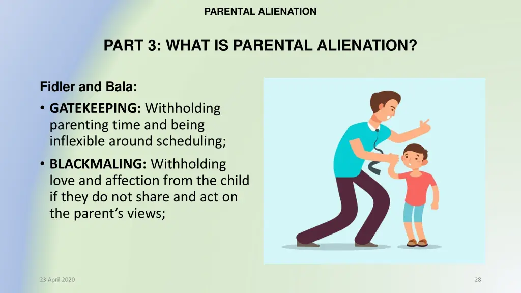 parental alienation 21