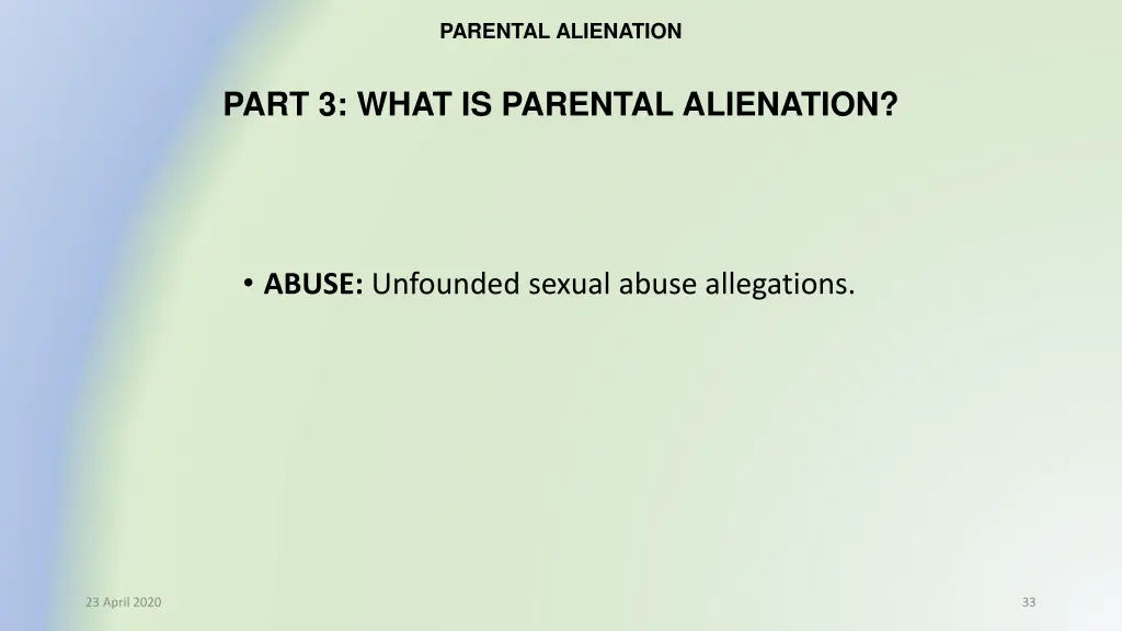 parental alienation 26