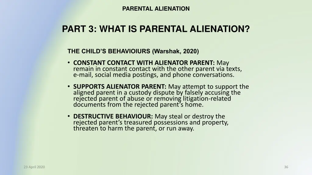 parental alienation 29