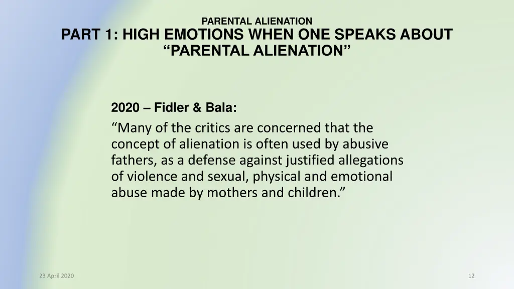 parental alienation 5