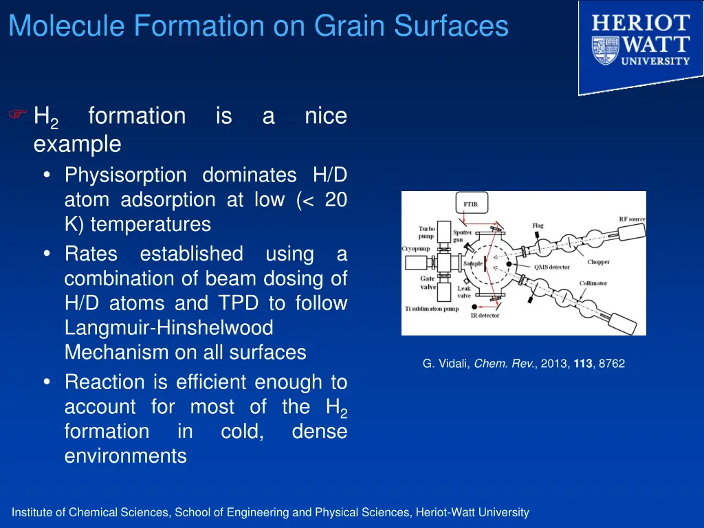 molecule formation on grain surfaces 2