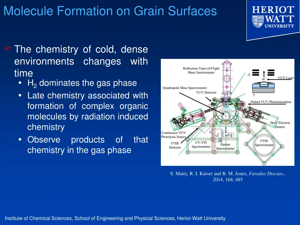 molecule formation on grain surfaces 7