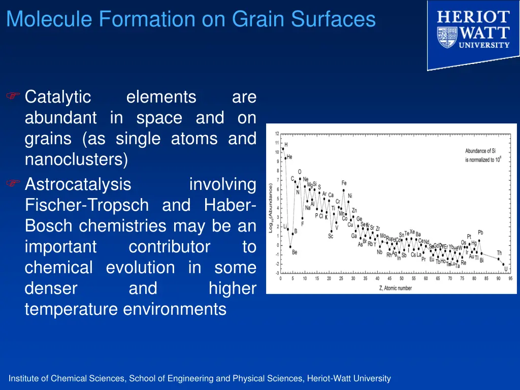 molecule formation on grain surfaces 8