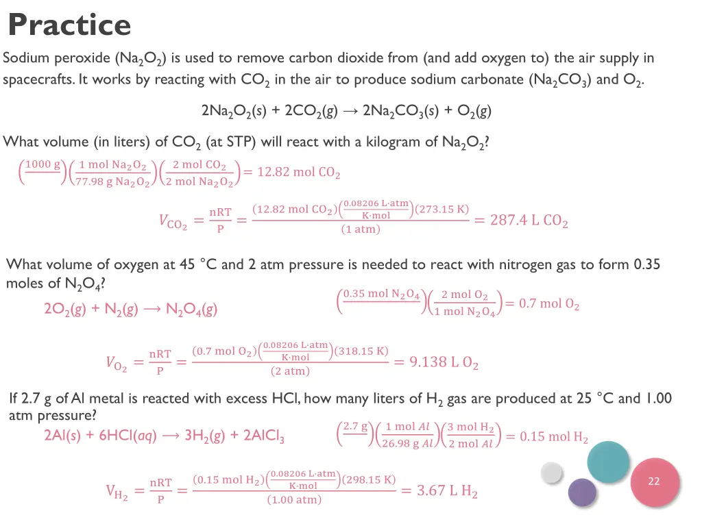 practice sodium peroxide na 2 o 2 is used