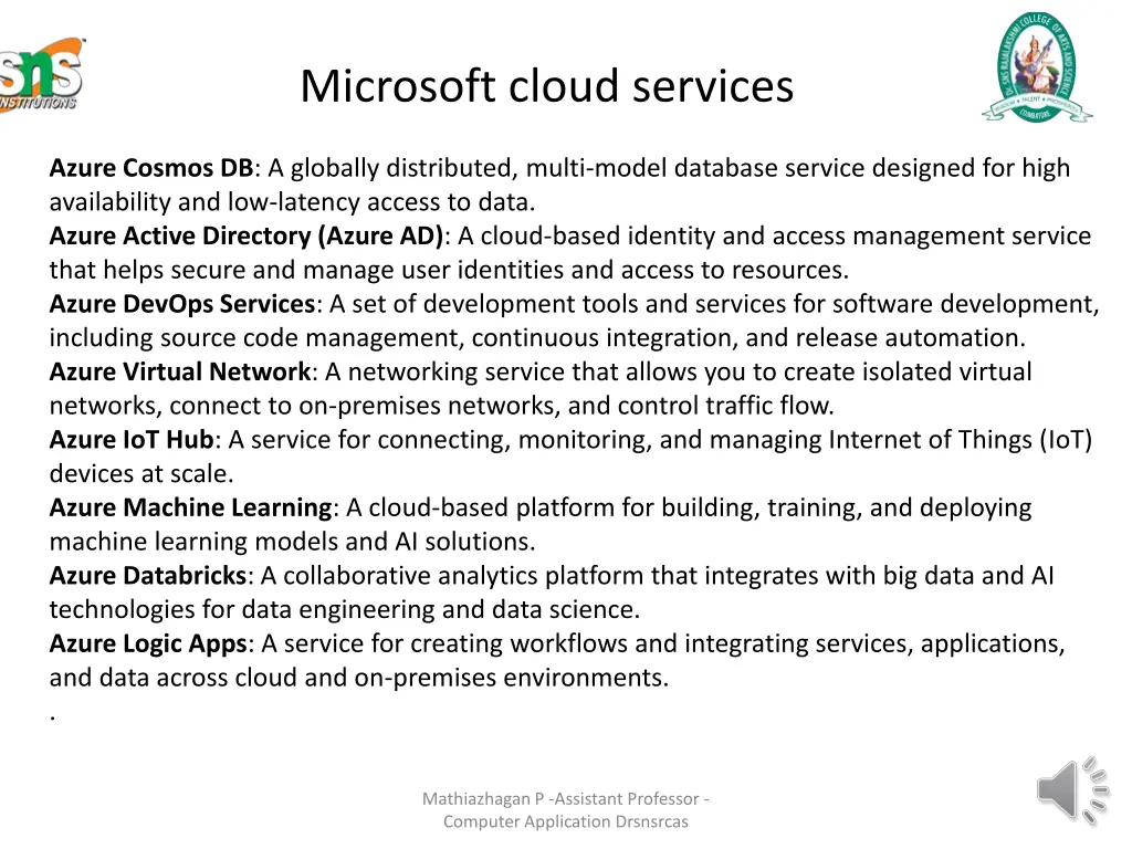 microsoft cloud services 1