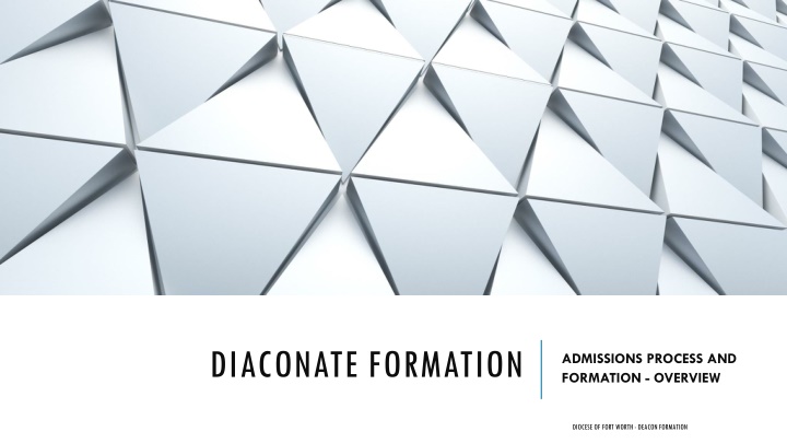 diaconate formation