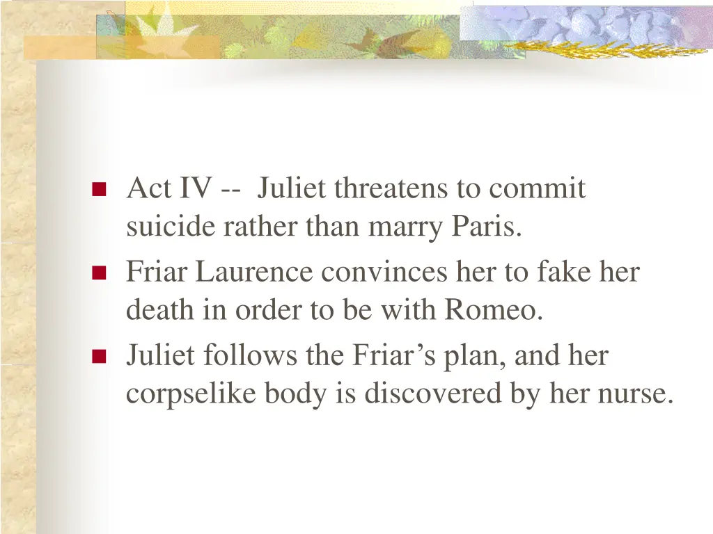 act iv juliet threatens to commit suicide rather