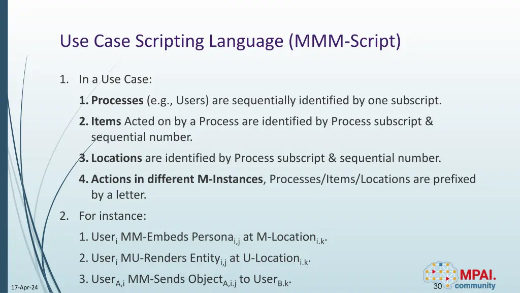 use case scripting language mmm script