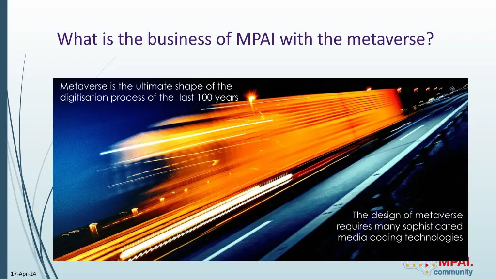 what is the business of mpai with the metaverse