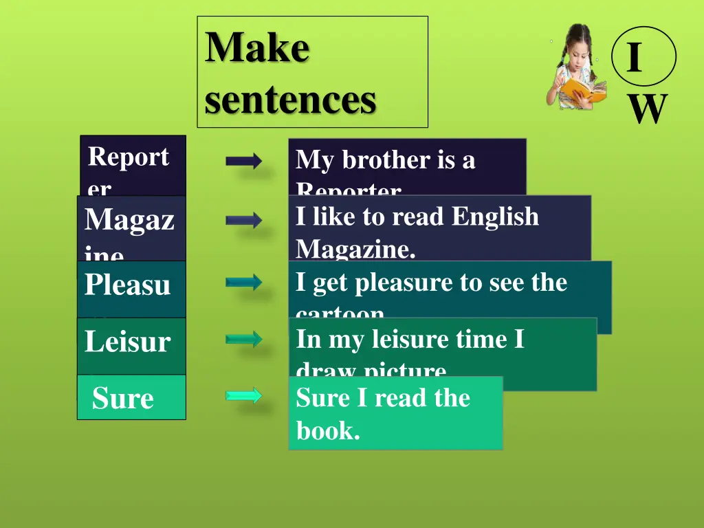 make sentences