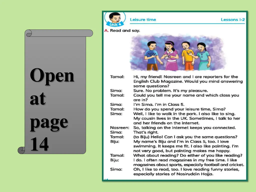 open at page 14