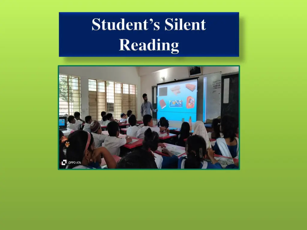 student s silent reading