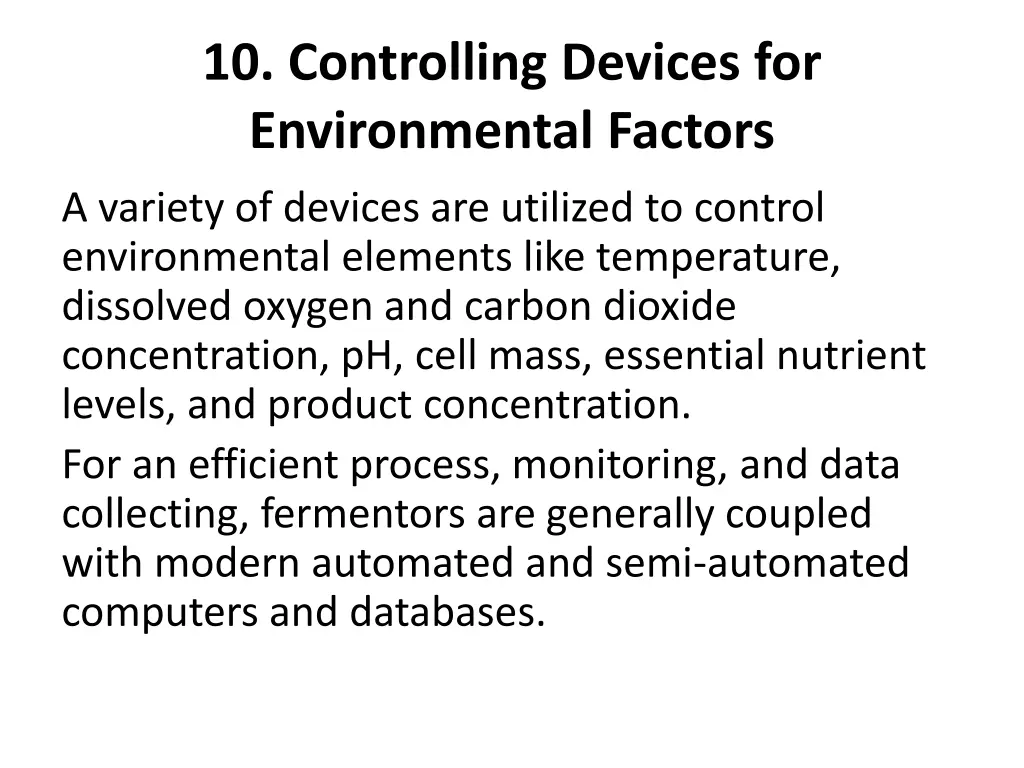 10 controlling devices for environmental factors