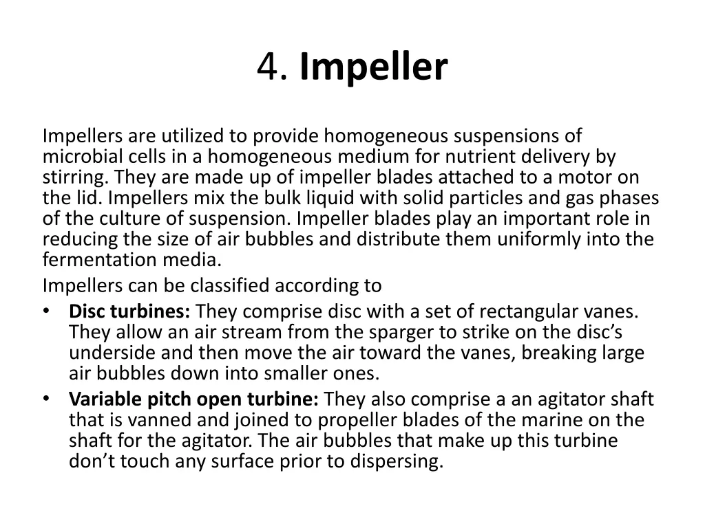 4 impeller