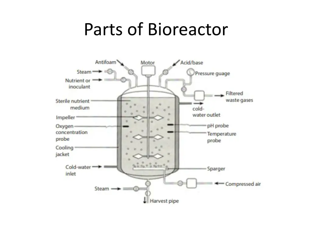 parts of bioreactor