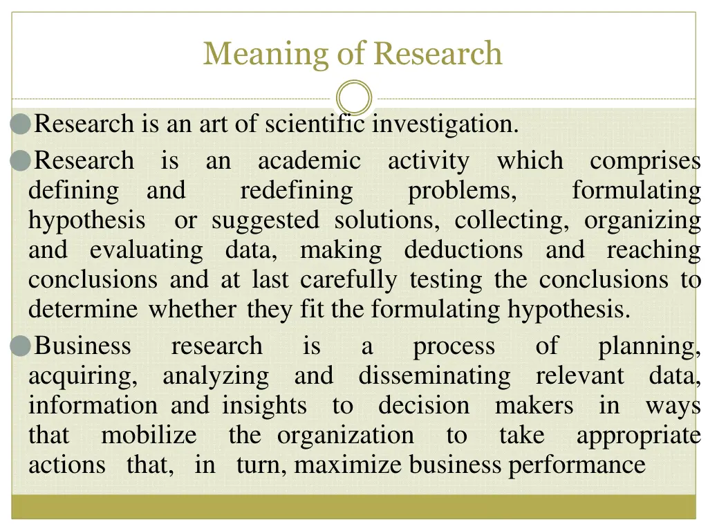 meaning of research 1