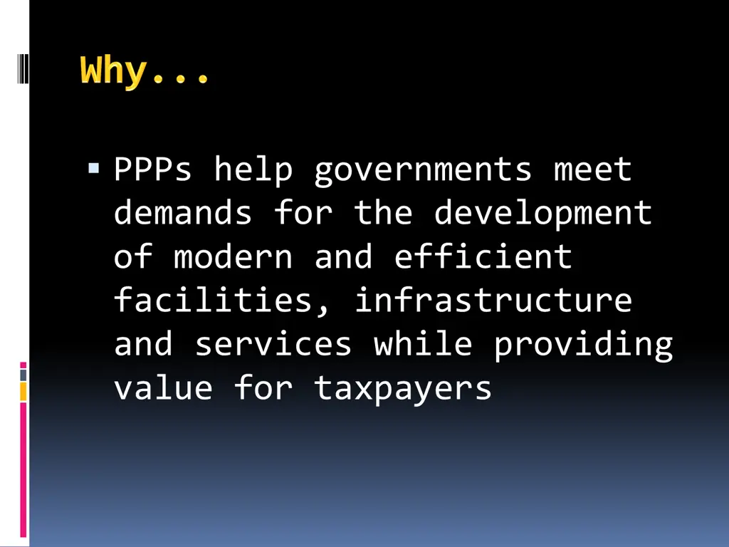 ppps help governments meet demands