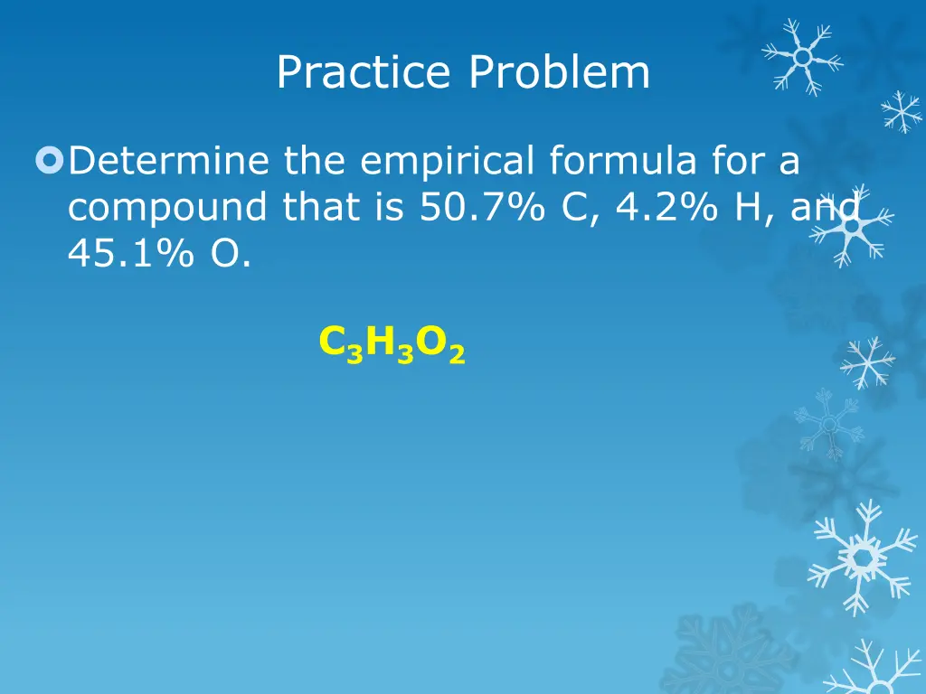 practice problem