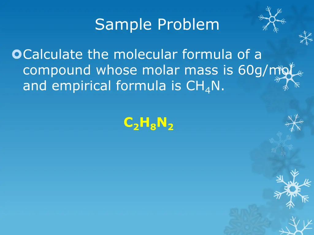 sample problem 9