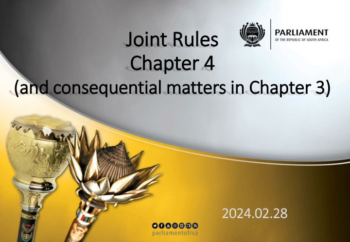 joint rules joint rules chapter 4 chapter 4