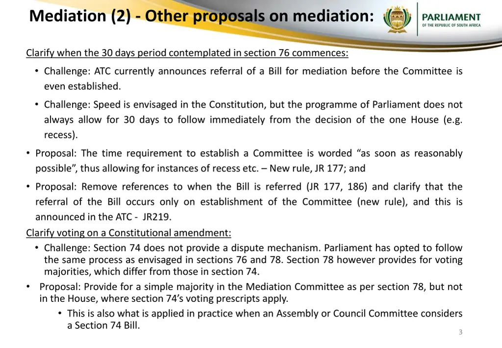 mediation 2 other proposals on mediation