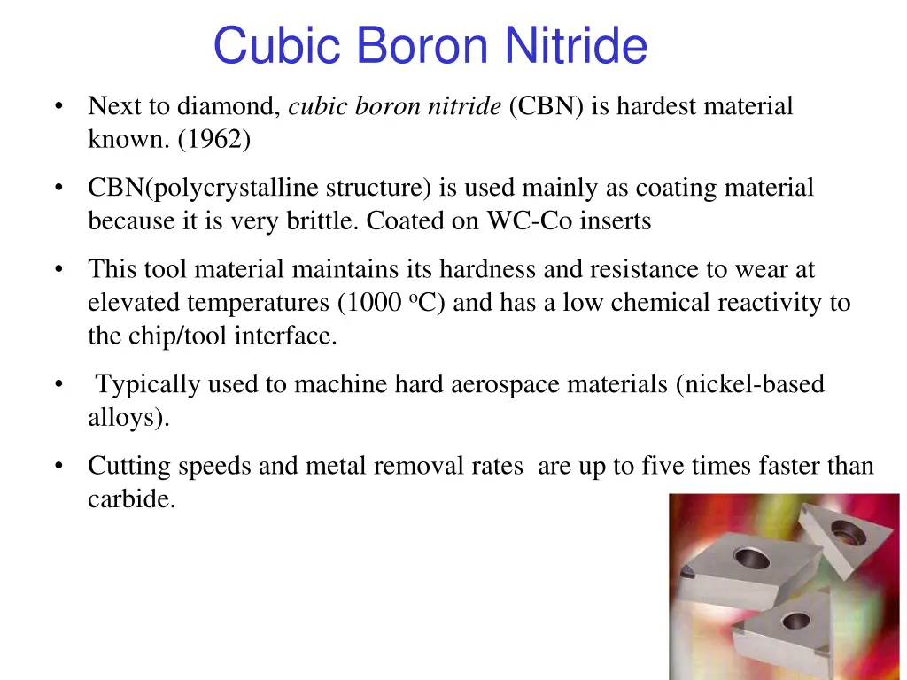 cubic boron nitride