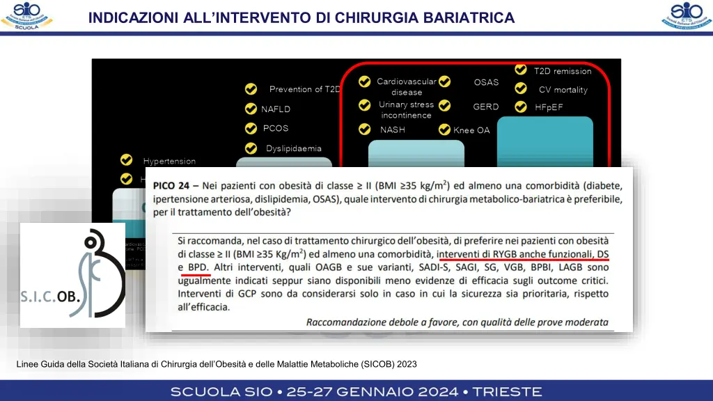 indicazioni all intervento di chirurgia bariatrica