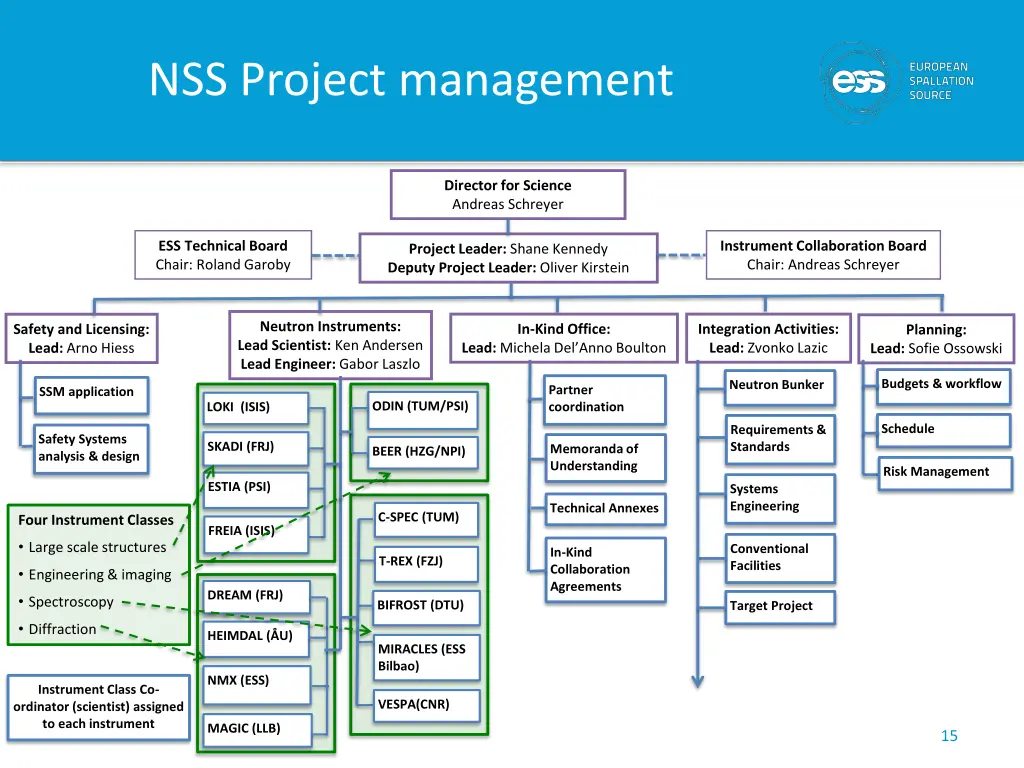 nss project management