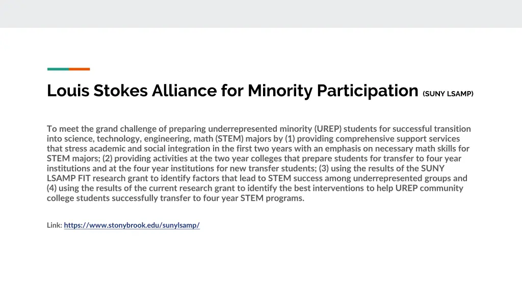 louis stokes alliance for minority participation