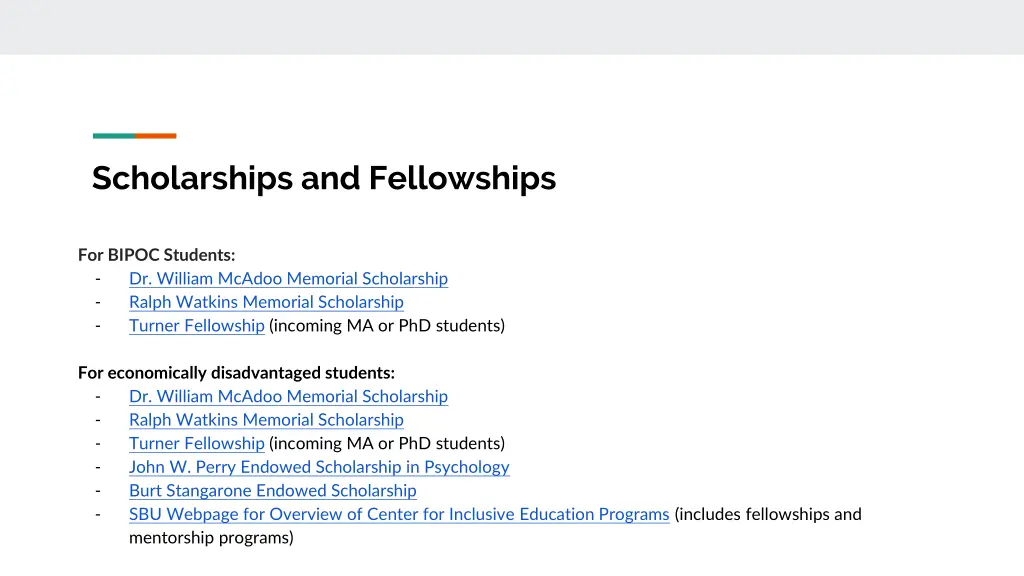 scholarships and fellowships 2