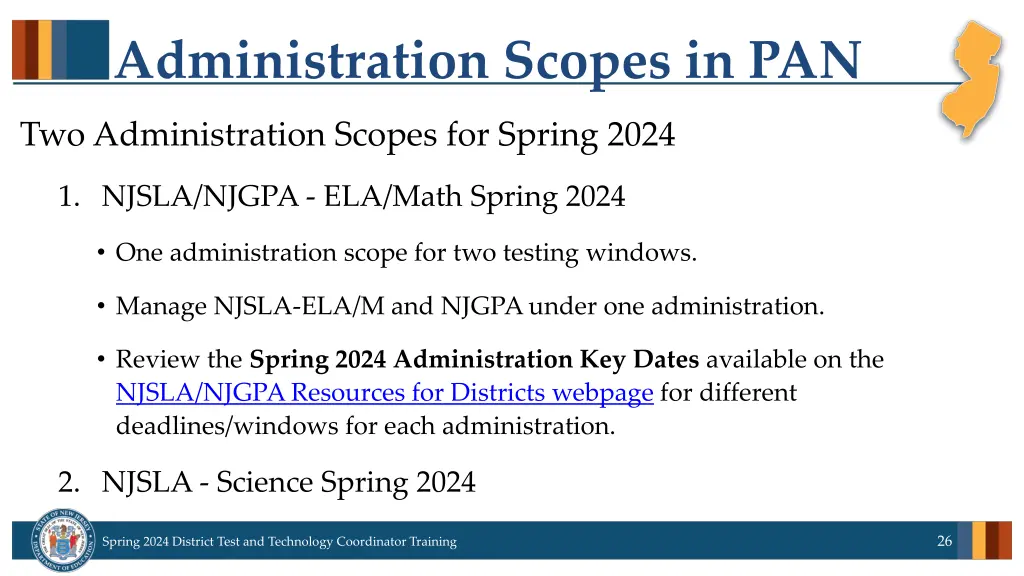 administration scopes in pan