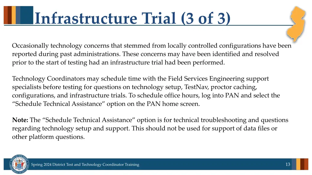 infrastructure trial 3 of 3