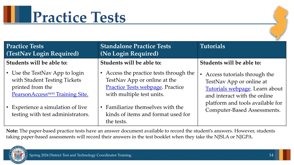 practice tests