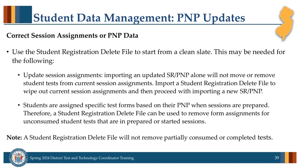 student data management pnp updates