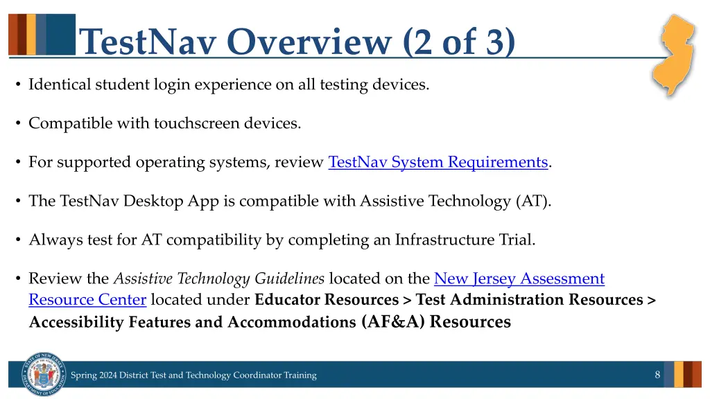 testnav overview 2 of 3