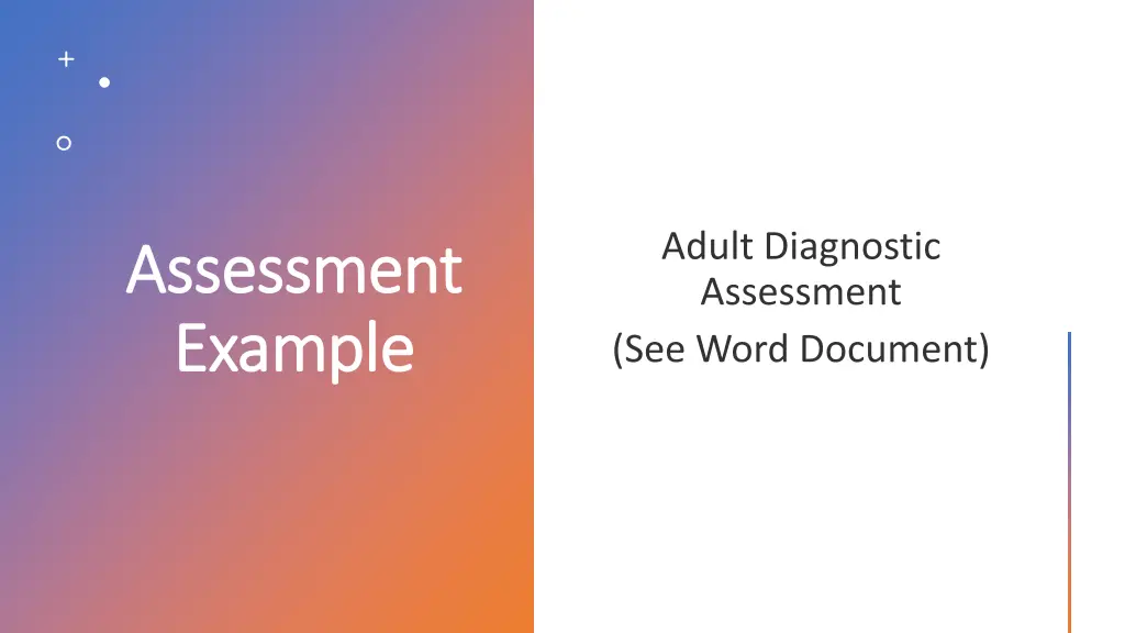 assessment assessment example example