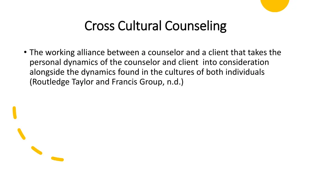 cross cultural counseling cross cultural