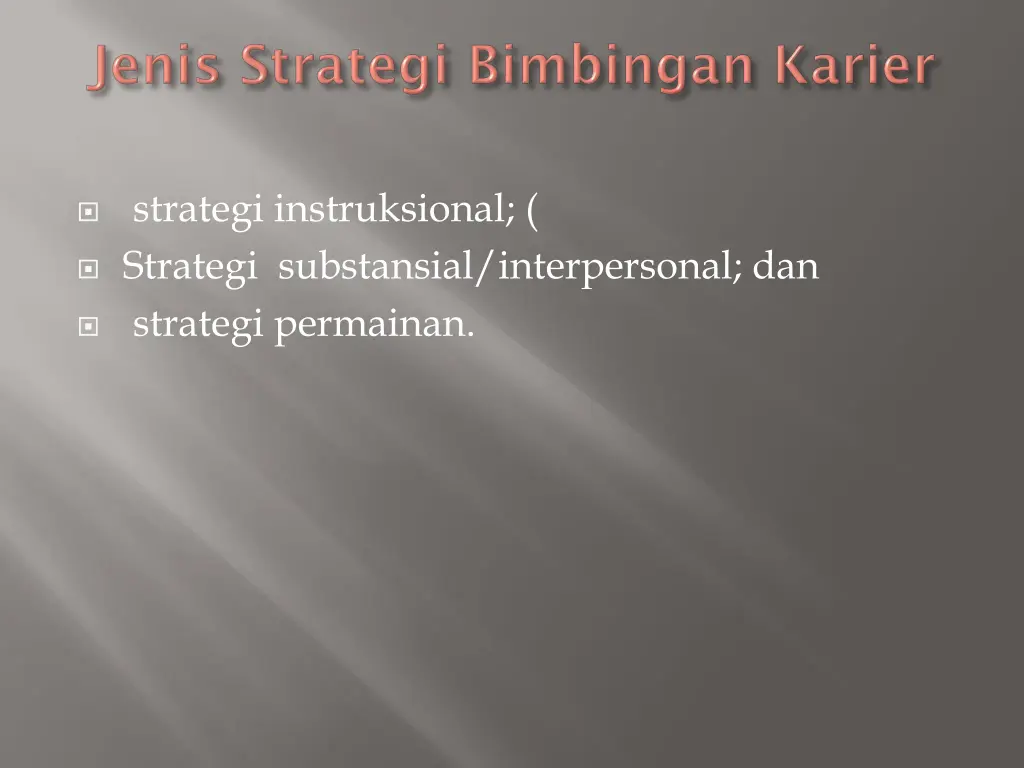 strategi instruksional strategi substansial