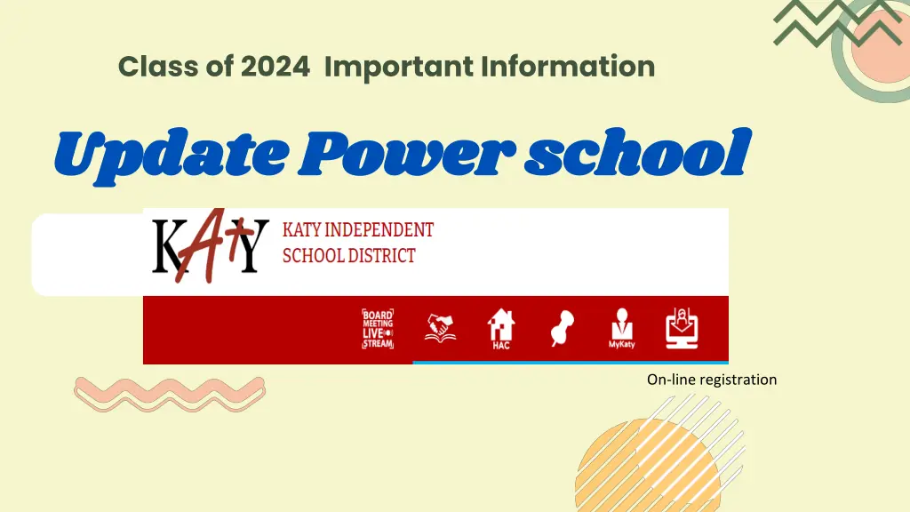 class of 2024 important information 1