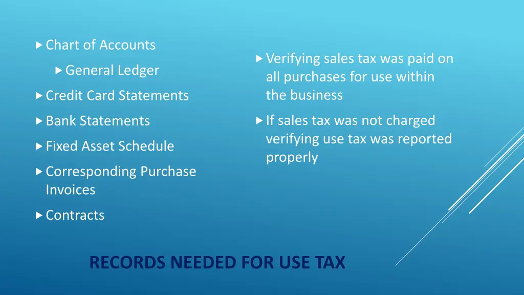 chart of accounts