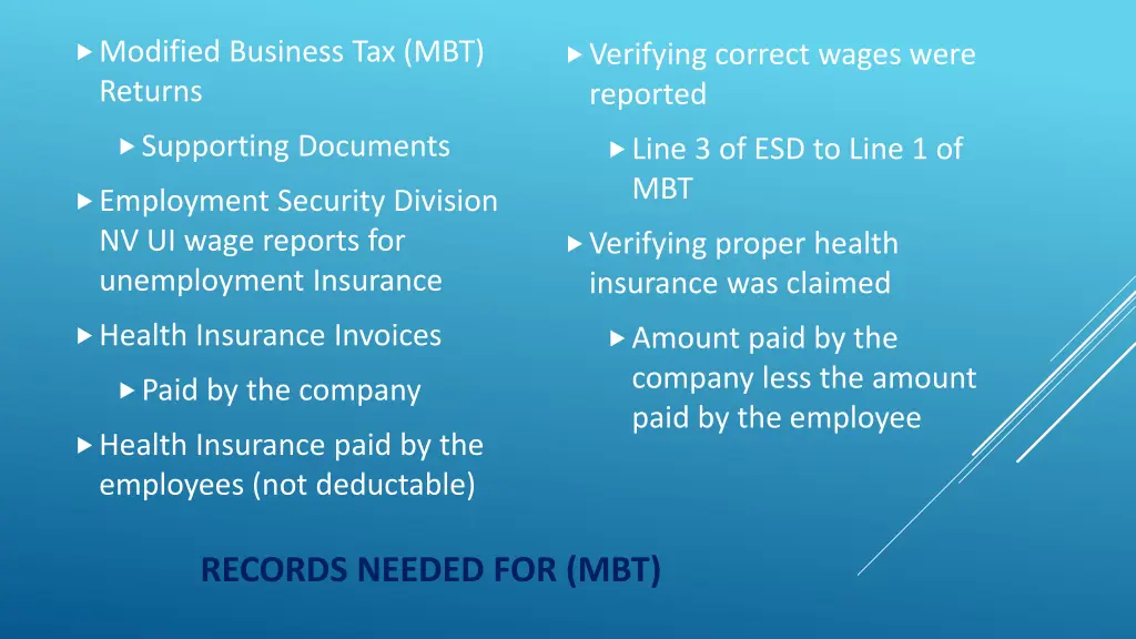 modified business tax mbt returns