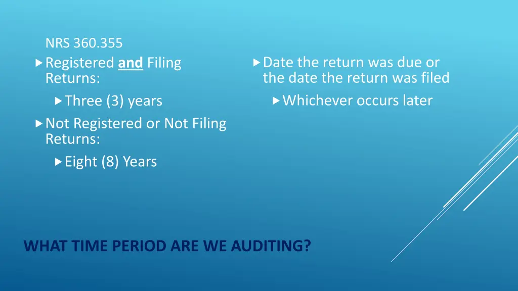 nrs 360 355 registered and filing returns