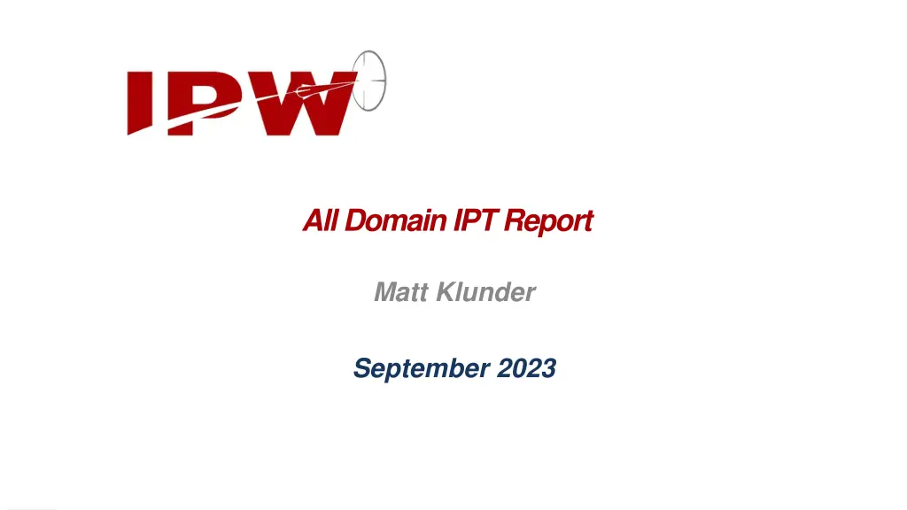 all domain ipt report