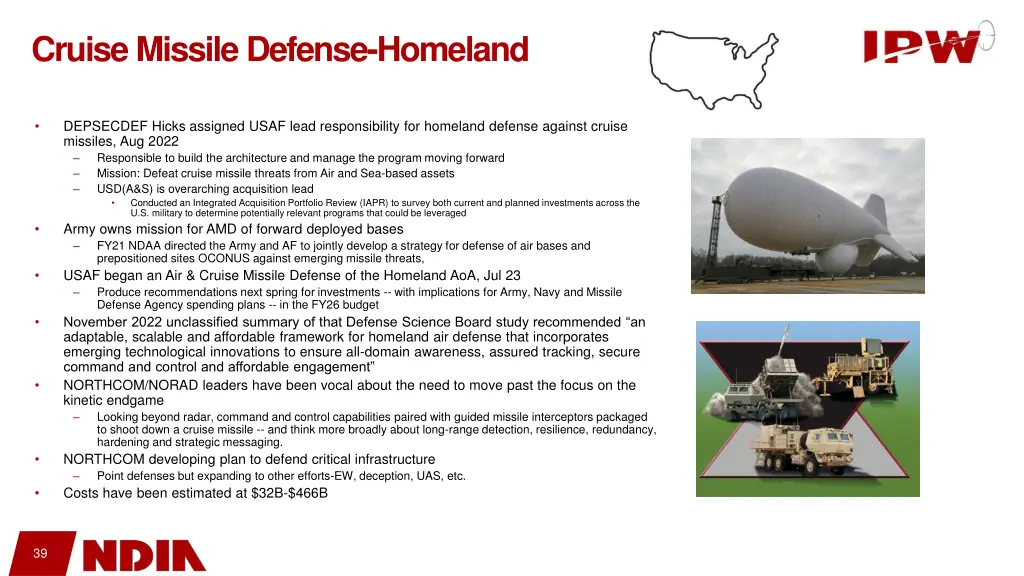 cruise missile defense homeland