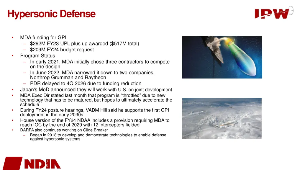 hypersonic defense