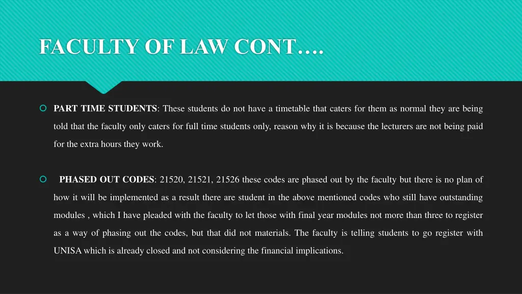 faculty of law cont 1