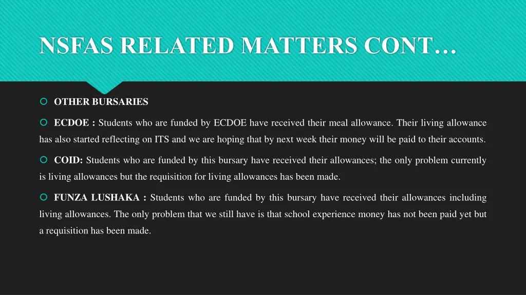 nsfas related matters cont 3