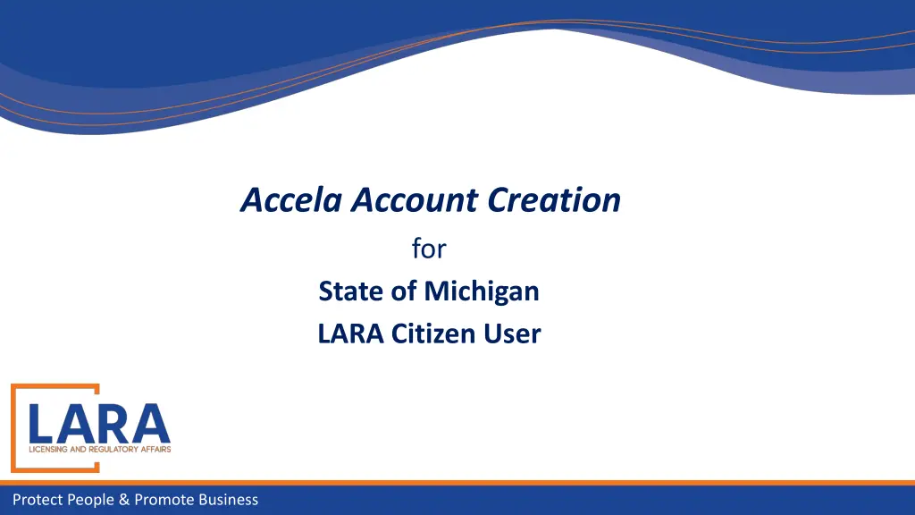 accela account creation for state of michigan