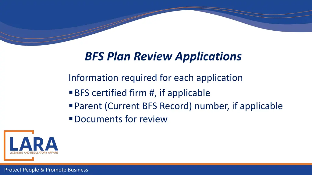 bfs plan review applications 2